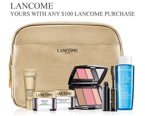 current lancome gift with purchase.